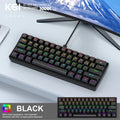 APAYADO K61 Mini Mechanical Keyboard — 61 Keys RGB Wired Gaming Keyboard 60% Portable