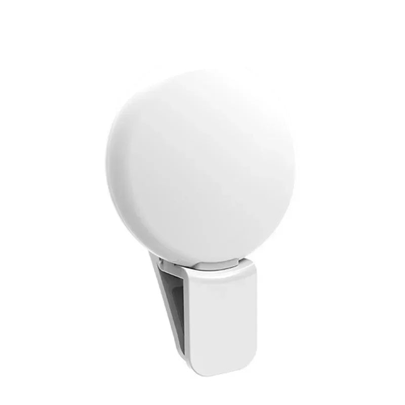 Mini LED Selfie Ring Light — Portable Clip-on Fill Light for Phone Photography