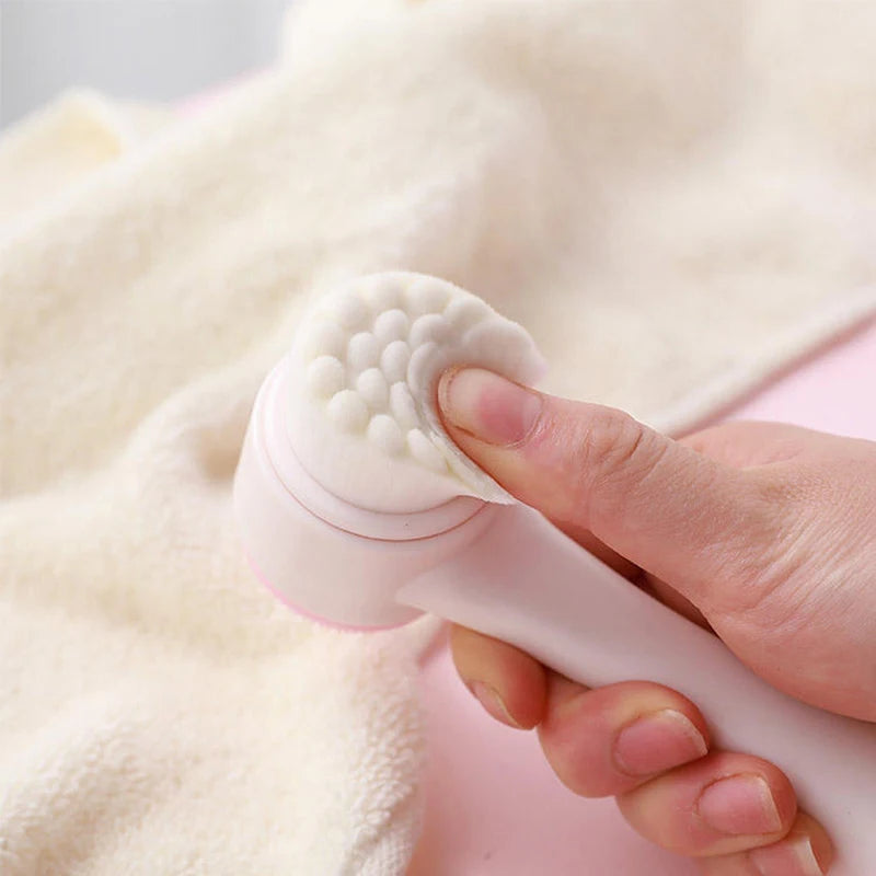 3D Double Sided Silicone Face Brush — Manual Cleansing & Exfoliator Massage Brush