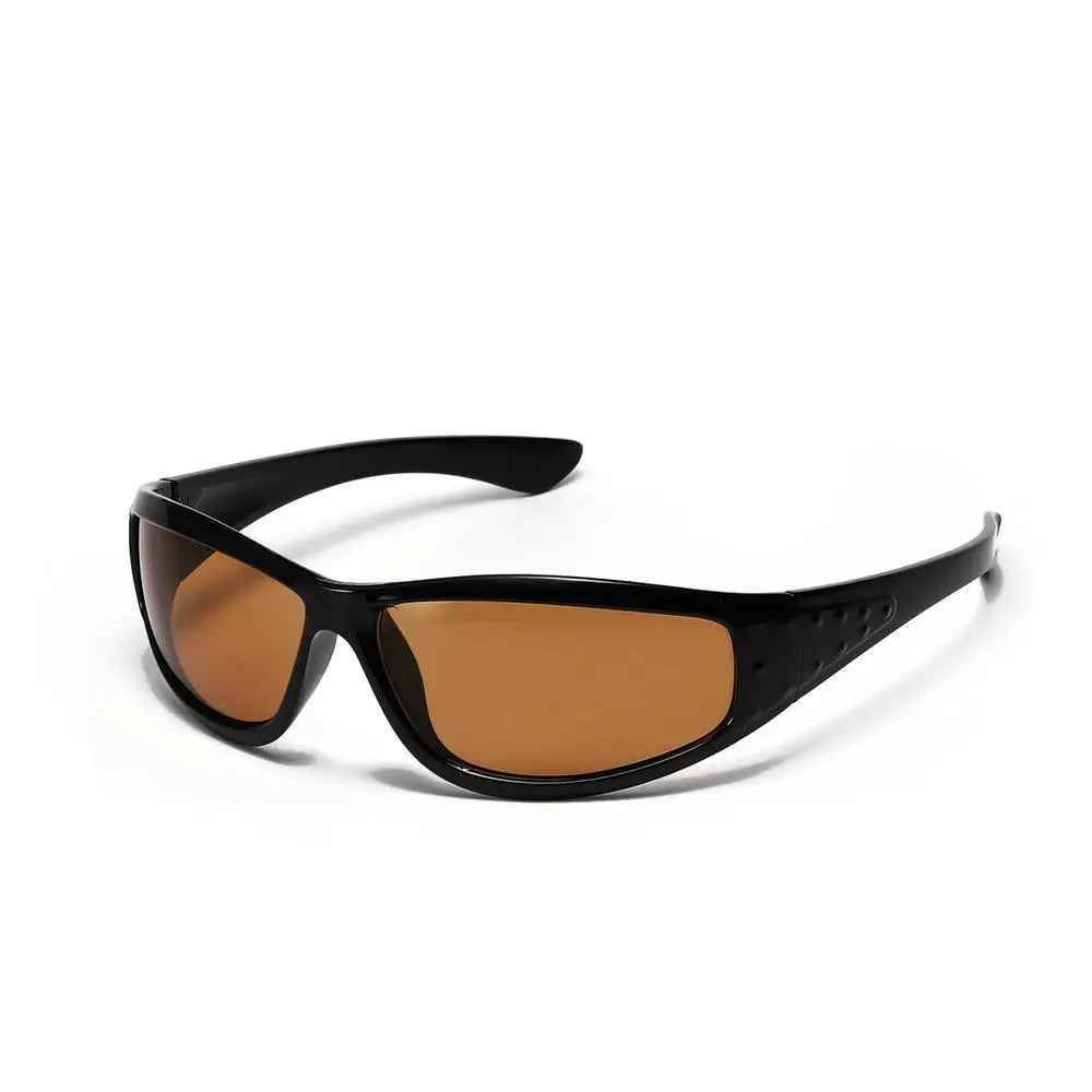 Y2K Silver Sunglasses — Trendy Hollowed Out Futuristic Style for Women & Men