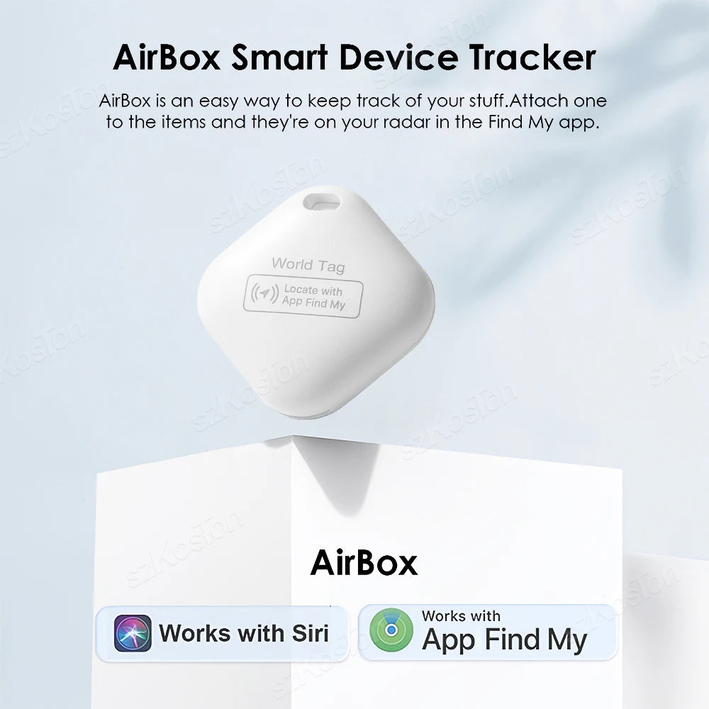 Mini GPS Smart Tracker Tag — iOS Find My Compatible Anti-Lost Finder for Keys, Wallet, Pet & Luggage