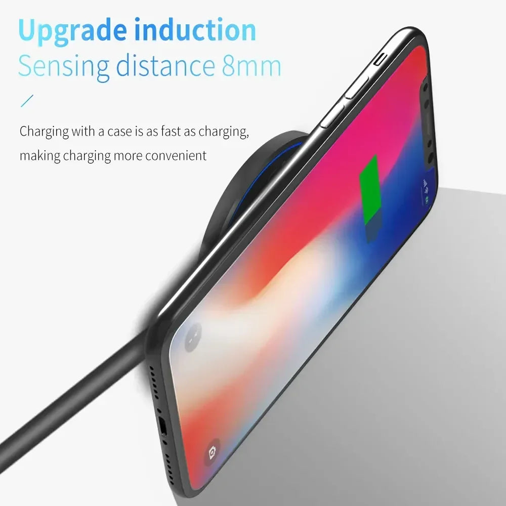 Wireless Charging Pad — Fast Induction Charger for Phone, Tablet, Watch & Earphones