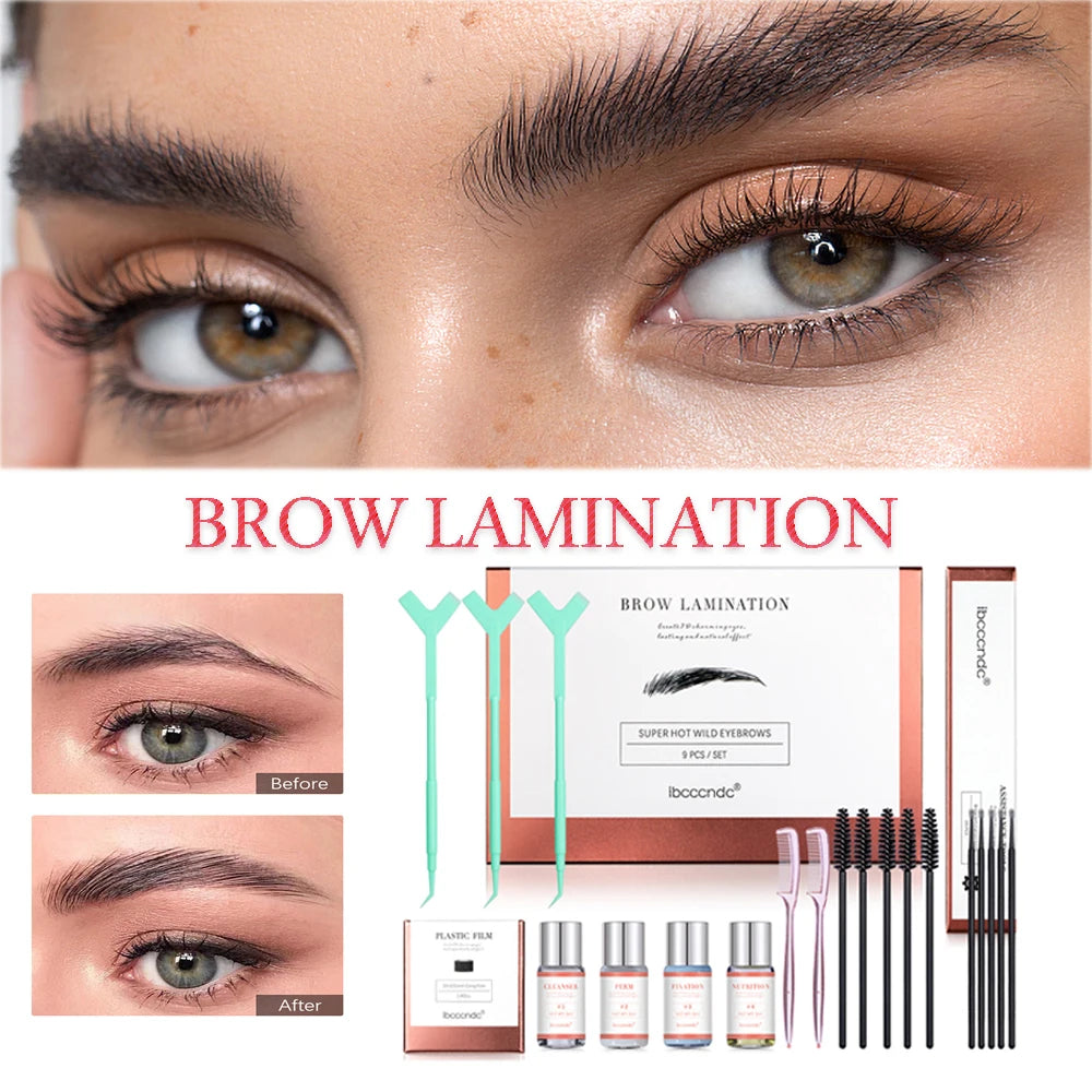 Eyebrow Lamination Kit — Brow Lift Perming & Keratin Lotion Set for Home Use