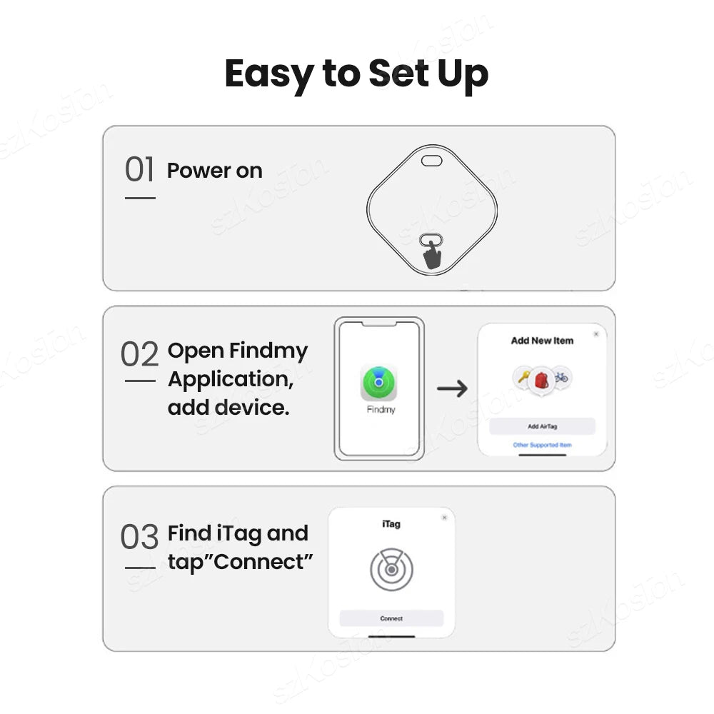 Mini GPS Smart Tracker Tag — iOS Find My Compatible Anti-Lost Finder for Keys, Wallet, Pet & Luggage