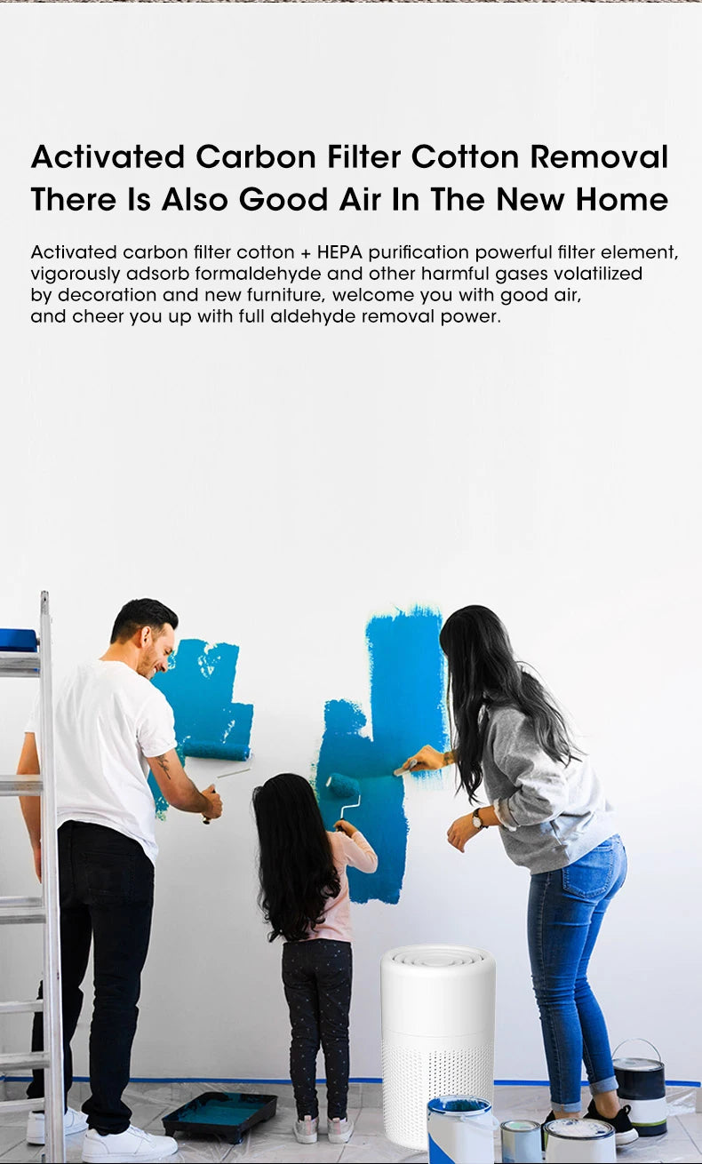 Air Purifier — HEPA Filter Desktop Cleaner for Home & Office