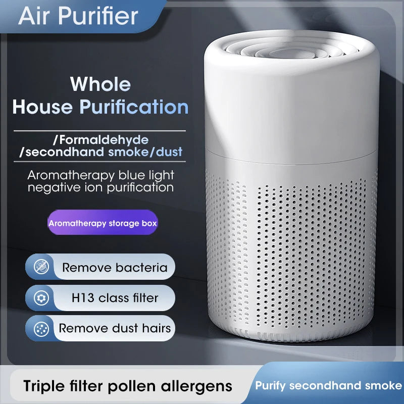 Air Purifier — HEPA Filter Desktop Cleaner for Home & Office