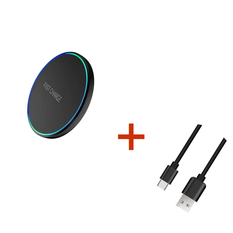 Wireless Charging Pad — Fast Induction Charger for Phone, Tablet, Watch & Earphones