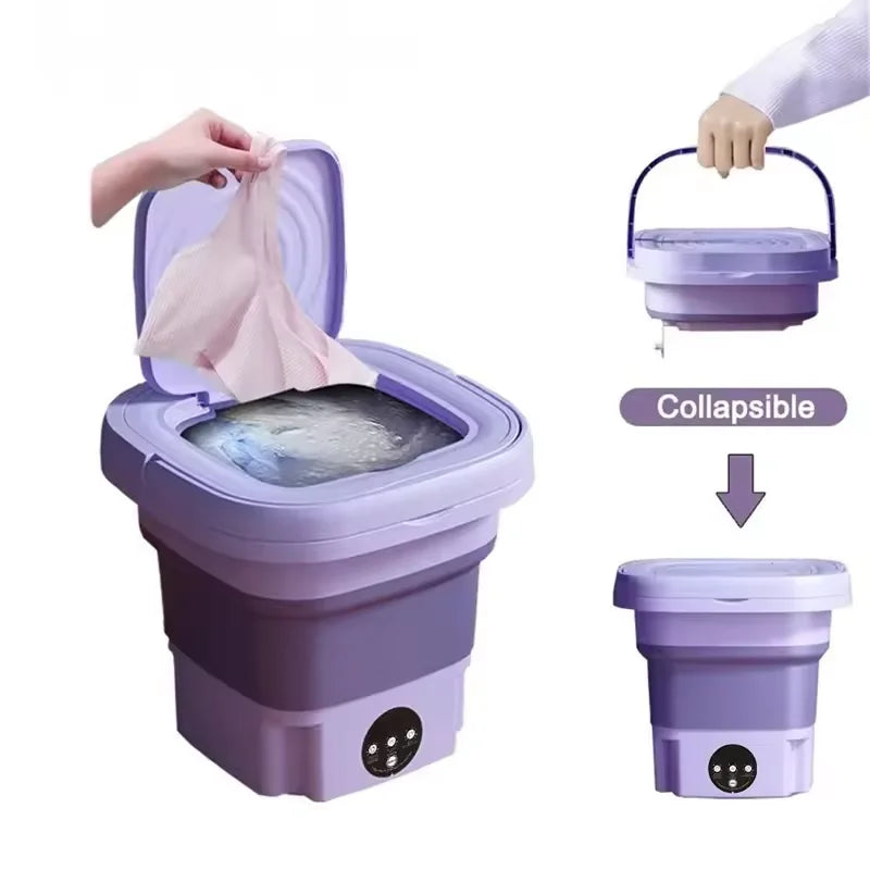 Portable Washing Machine — Mini Electric Washer for Small Spaces & Travel