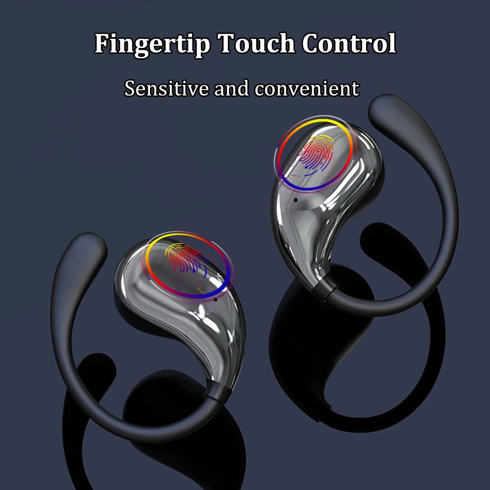 Bluetooth 5.4 Wireless Earbuds — HiFi Stereo Waterproof with LED Display & Touch Control