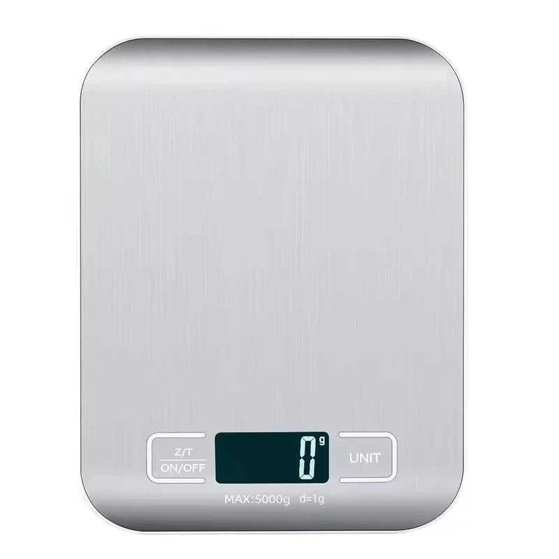 Digital Kitchen Scale — LED Display 5kg Stainless Steel for Food, Baking & Jewelry