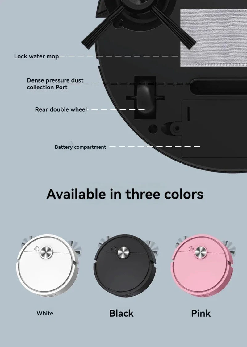 Smart Robot Vacuum Cleaner — Auto Sweep, Mop & Suction for Home Floors