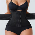 Adjustable Waist Trainer for Women — Double Belt Neoprene Corset with Zipper for Tummy Control & Back Support