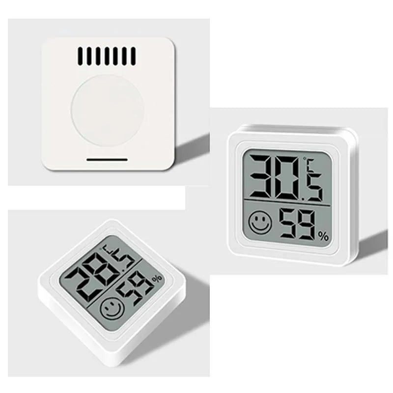 LCD Digital Thermometer Hygrometer — Indoor Temperature & Humidity Monitor for Home
