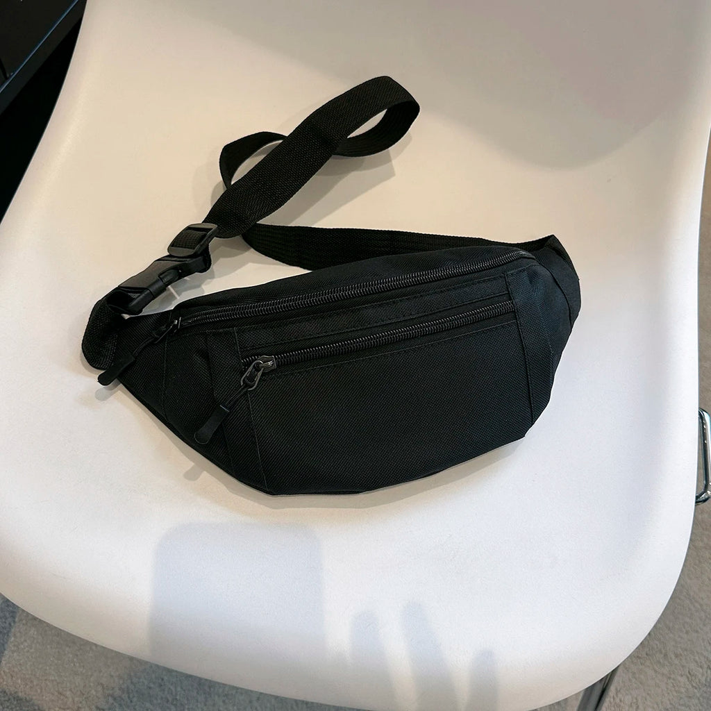 Sports Fanny Pack Waist Bag — Large Crossbody Phone Bag for Running, Travel & Outdoor Activities