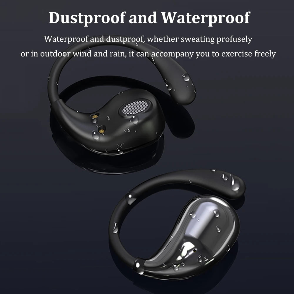 Bluetooth 5.4 Wireless Earbuds — HiFi Stereo Waterproof with LED Display & Touch Control