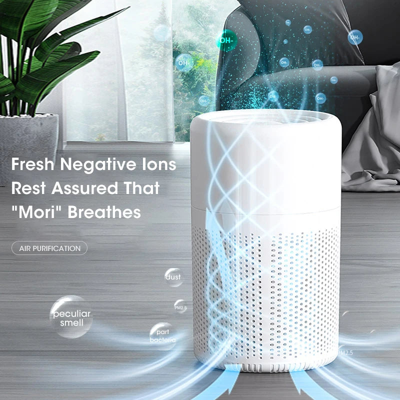 Air Purifier — HEPA Filter Desktop Cleaner for Home & Office