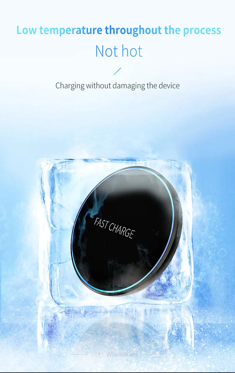 Wireless Charging Pad — Fast Induction Charger for Phone, Tablet, Watch & Earphones