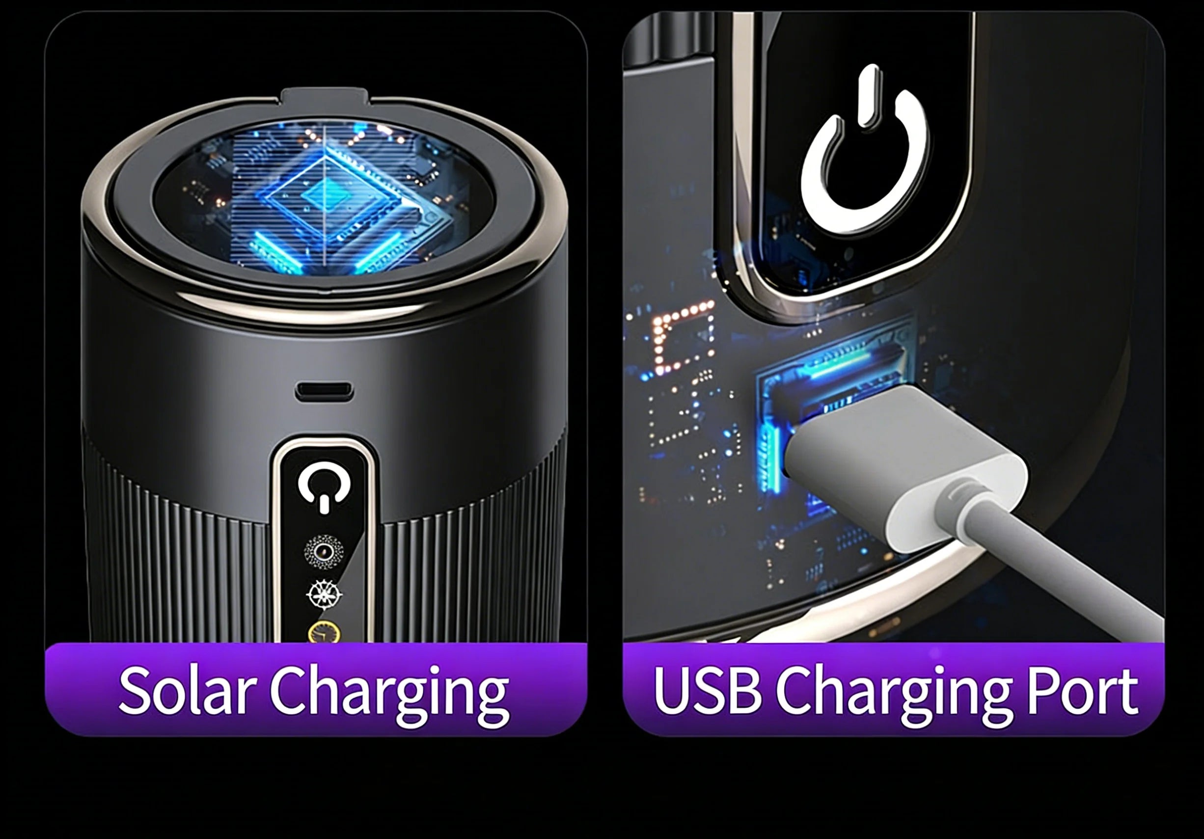 Solar Mosquito Killer Lamp — USB Rechargeable Outdoor & Indoor Insect Trap for Home & Camping