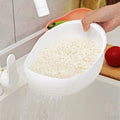 Multi-Purpose Rice Drain Basket — Fruit & Vegetable Colander Sieve for Kitchen