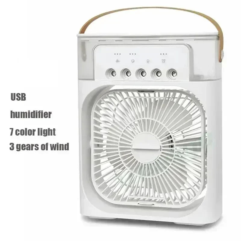Mini Portable Air Conditioner — USB Desktop Cooling Fan for Home & Office