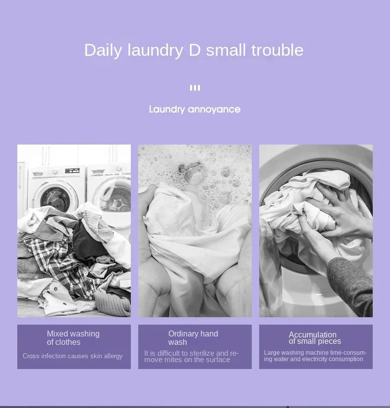Portable Washing Machine — Mini Electric Washer for Small Spaces & Travel