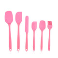 Silicone Kitchen Utensil Set — 6-Piece Baking Tool Set with Spatula, Scraper & Oil Brush
