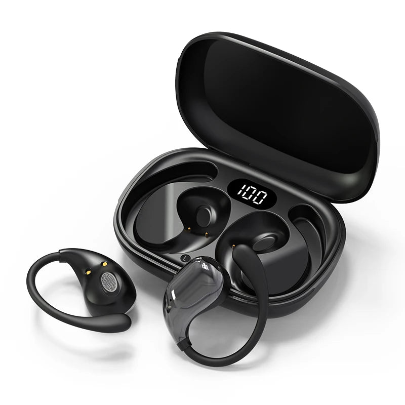 Bluetooth 5.4 Wireless Earbuds — HiFi Stereo Waterproof with LED Display & Touch Control