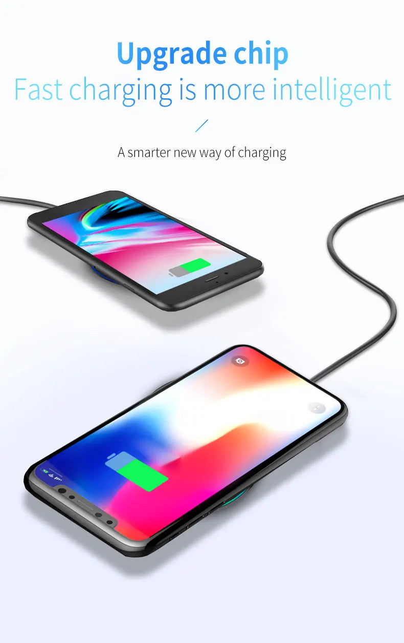 Wireless Charging Pad — Fast Induction Charger for Phone, Tablet, Watch & Earphones