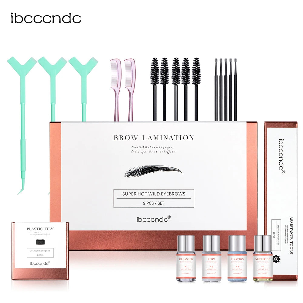 Eyebrow Lamination Kit — Brow Lift Perming & Keratin Lotion Set for Home Use