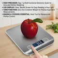 Digital Kitchen Scale — LED Display 5kg Stainless Steel for Food, Baking & Jewelry
