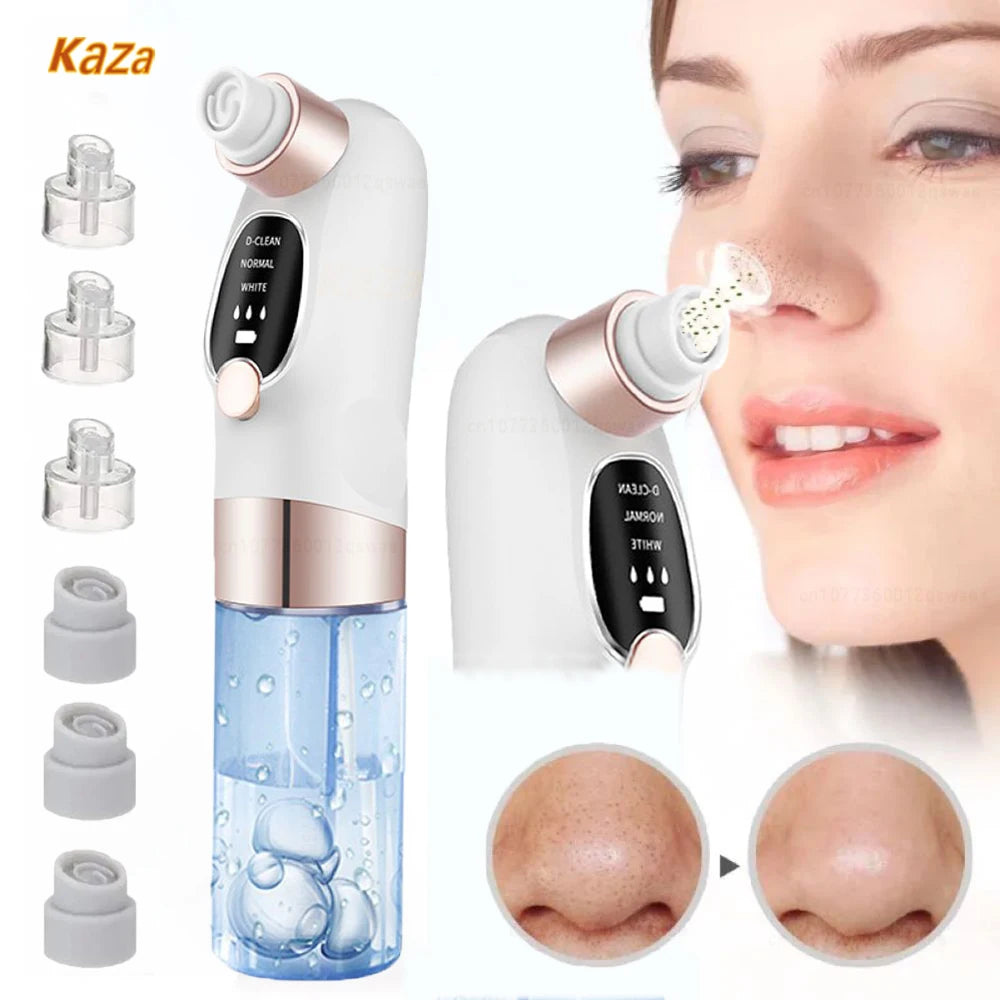 Blackhead Remover Vacuum — Electric Pore Cleaner USB Rechargeable Water Cycle Face Cleanser