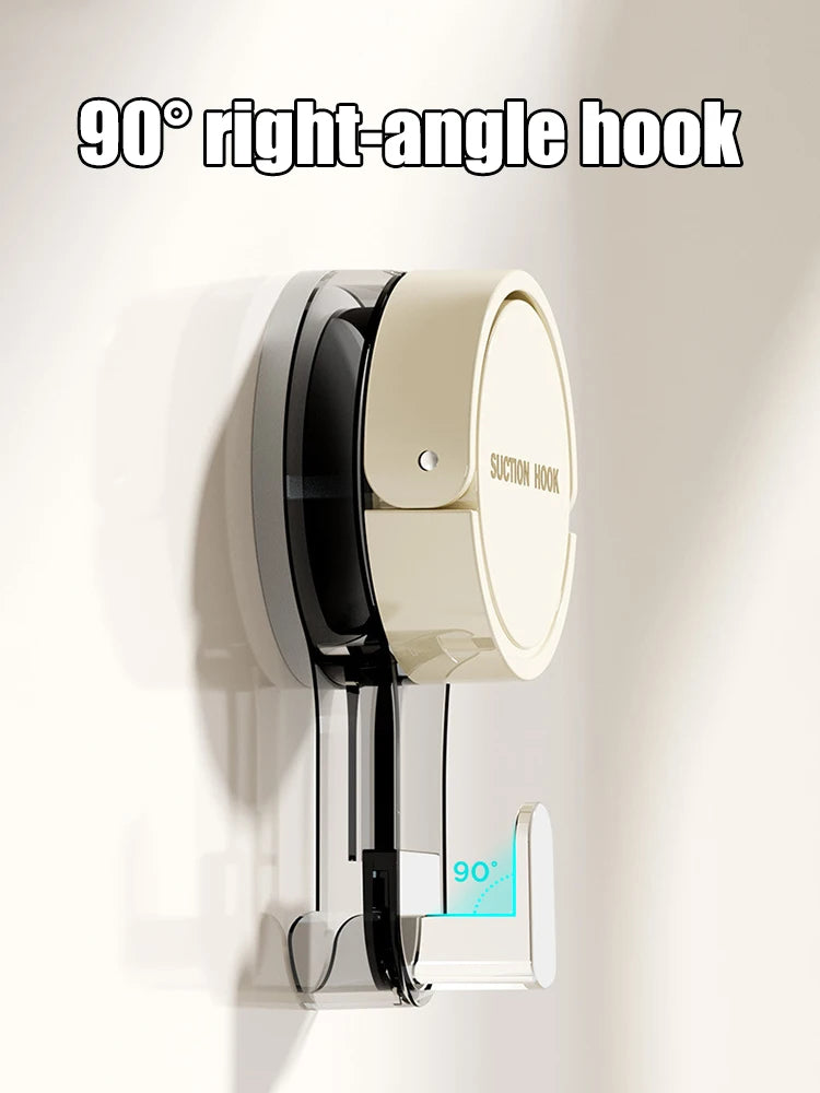 Strong Vacuum Suction Hooks — No-Drill Traceless Adhesive for Bathroom, Kitchen & Door