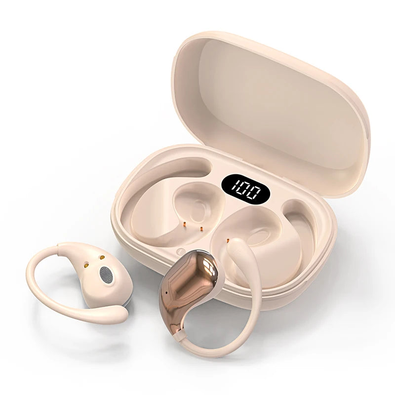 Bluetooth 5.4 Wireless Earbuds — HiFi Stereo Waterproof with LED Display & Touch Control