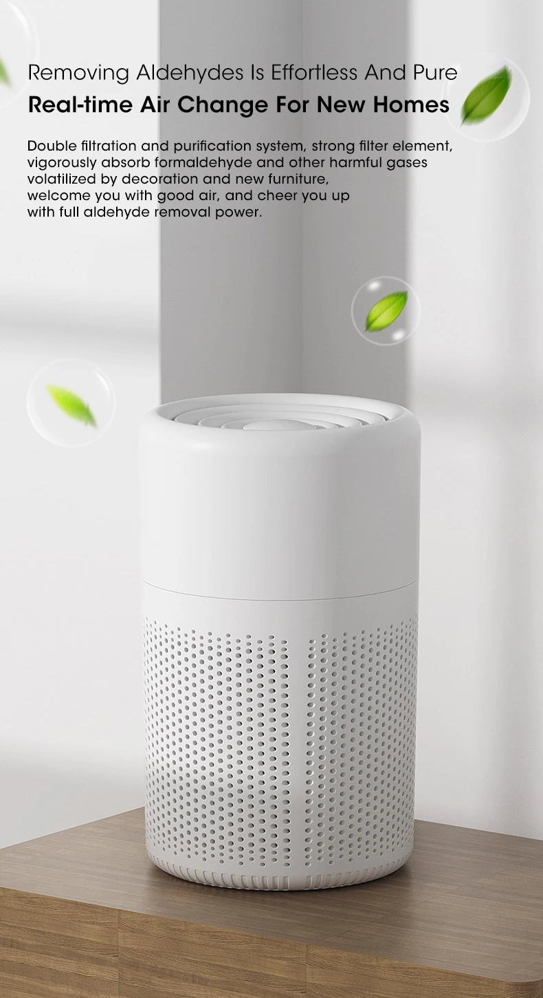 Air Purifier — HEPA Filter Desktop Cleaner for Home & Office