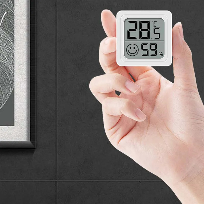 LCD Digital Thermometer Hygrometer — Indoor Temperature & Humidity Monitor for Home