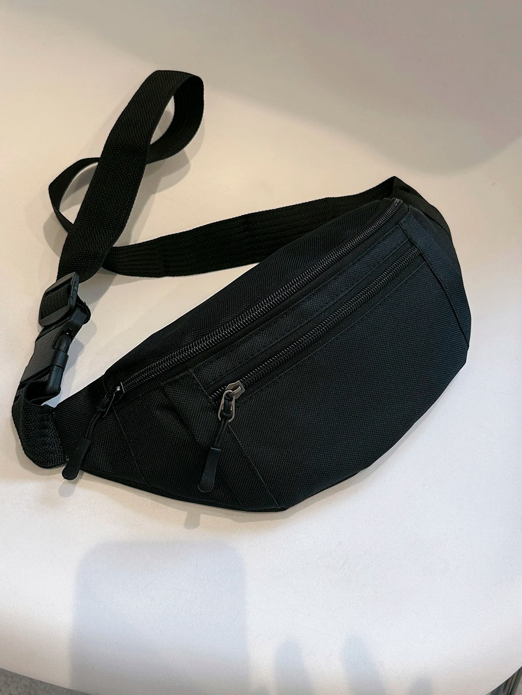 Sports Fanny Pack Waist Bag — Large Crossbody Phone Bag for Running, Travel & Outdoor Activities