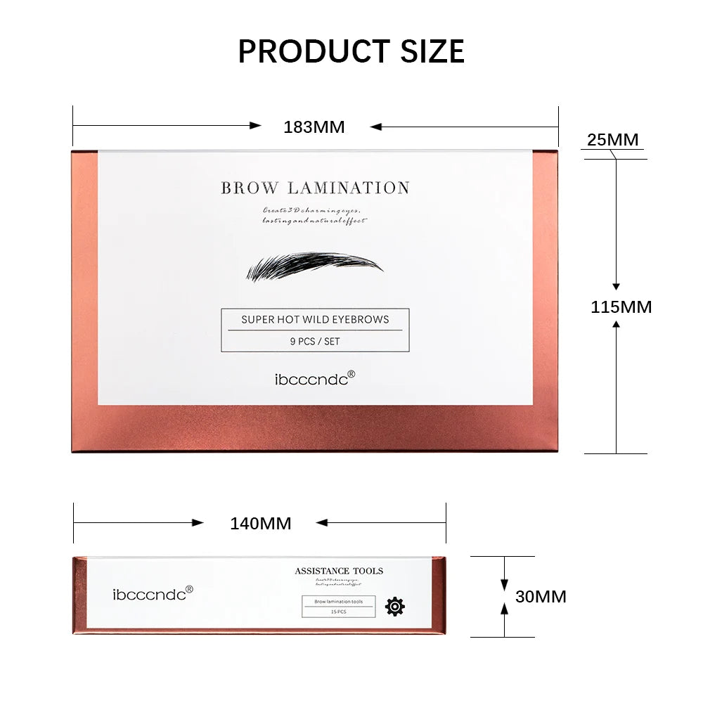 Eyebrow Lamination Kit — Brow Lift Perming & Keratin Lotion Set for Home Use