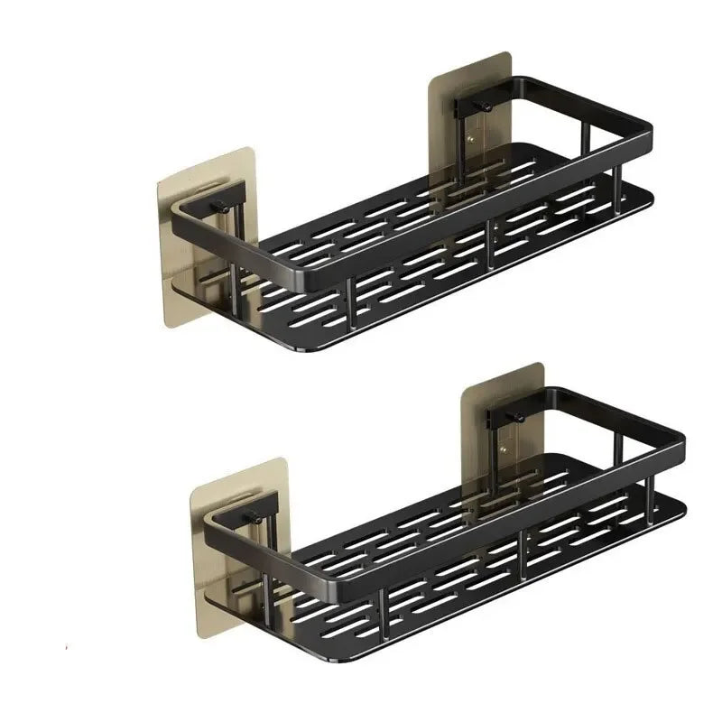 Bathroom Corner Shelf — No-Drill Wall Mount Shower Storage Rack & Organizer