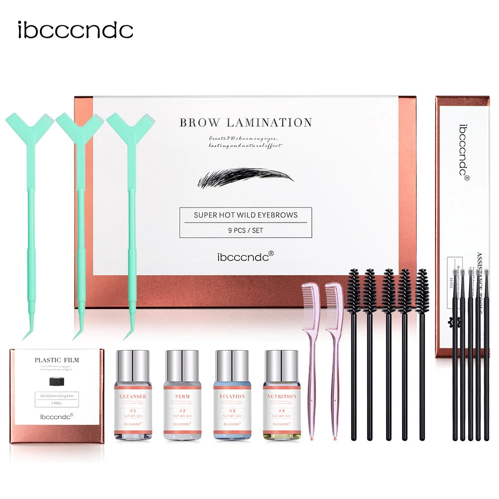 Eyebrow Lamination Kit — Brow Lift Perming & Keratin Lotion Set for Home Use