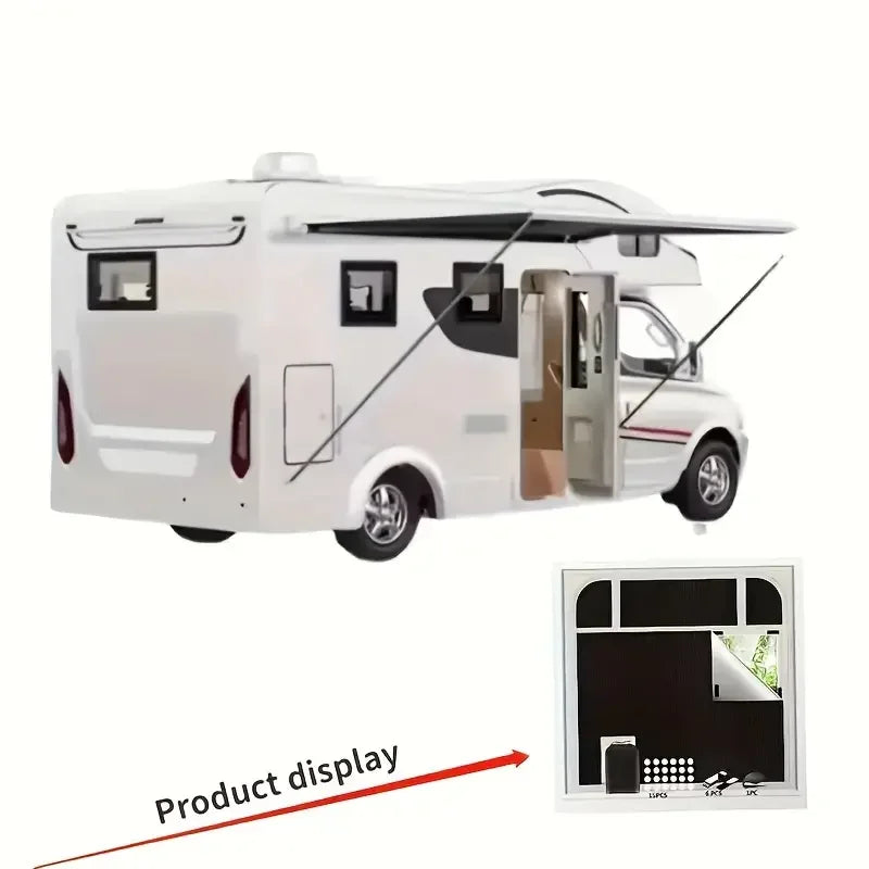 95-98% Blackout Window Film — Portable Self-Adhesive Removable Window Shade for Travel & Home