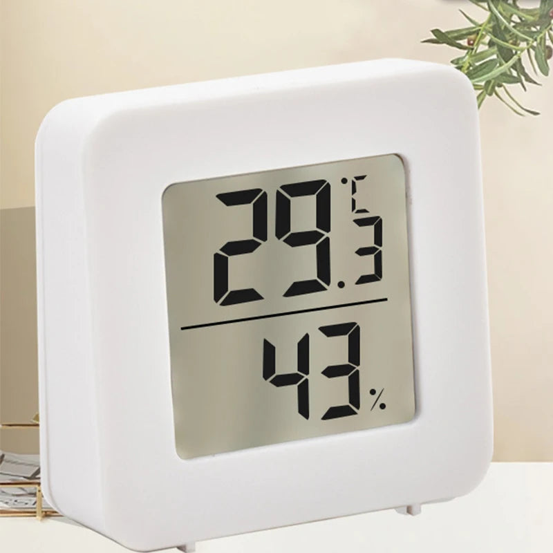 LCD Digital Thermometer Hygrometer — Indoor Temperature & Humidity Monitor for Home