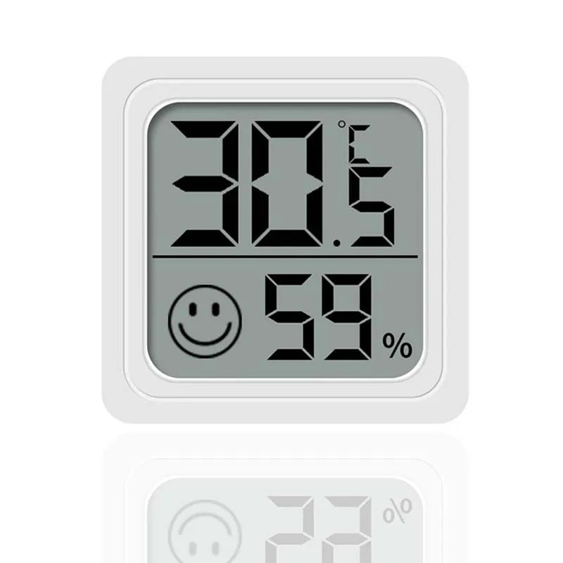 LCD Digital Thermometer Hygrometer — Indoor Temperature & Humidity Monitor for Home