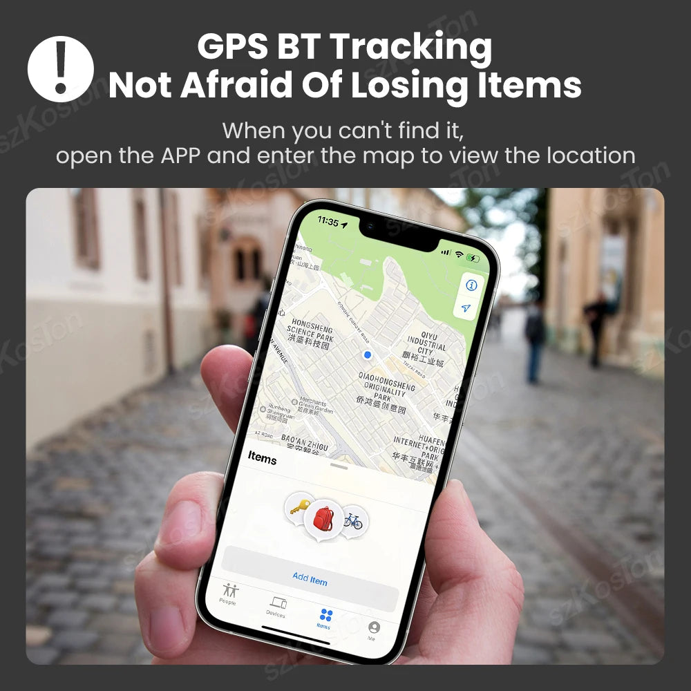 Mini GPS Smart Tracker Tag — iOS Find My Compatible Anti-Lost Finder for Keys, Wallet, Pet & Luggage