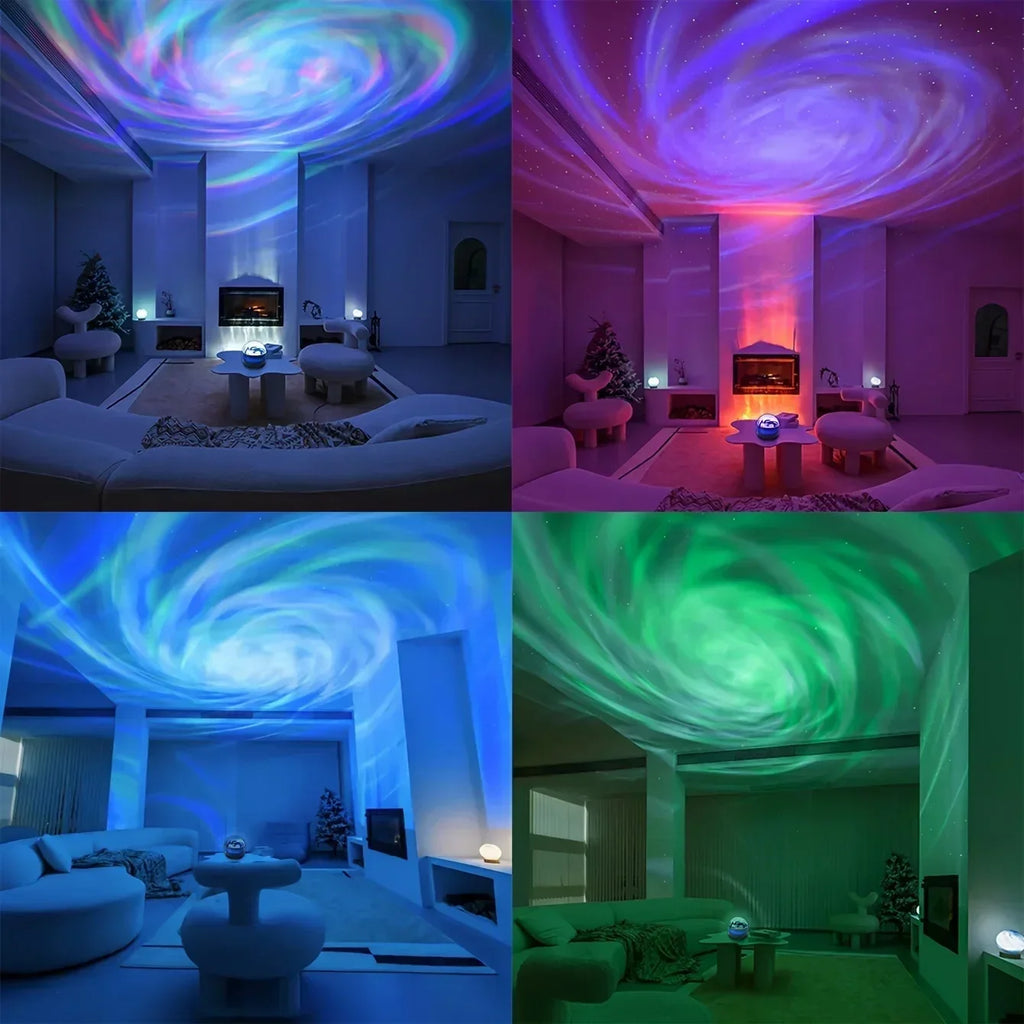 Galaxy Star Projector with RGB LED Nebula Light & Remote Control - USB Powered Night Light