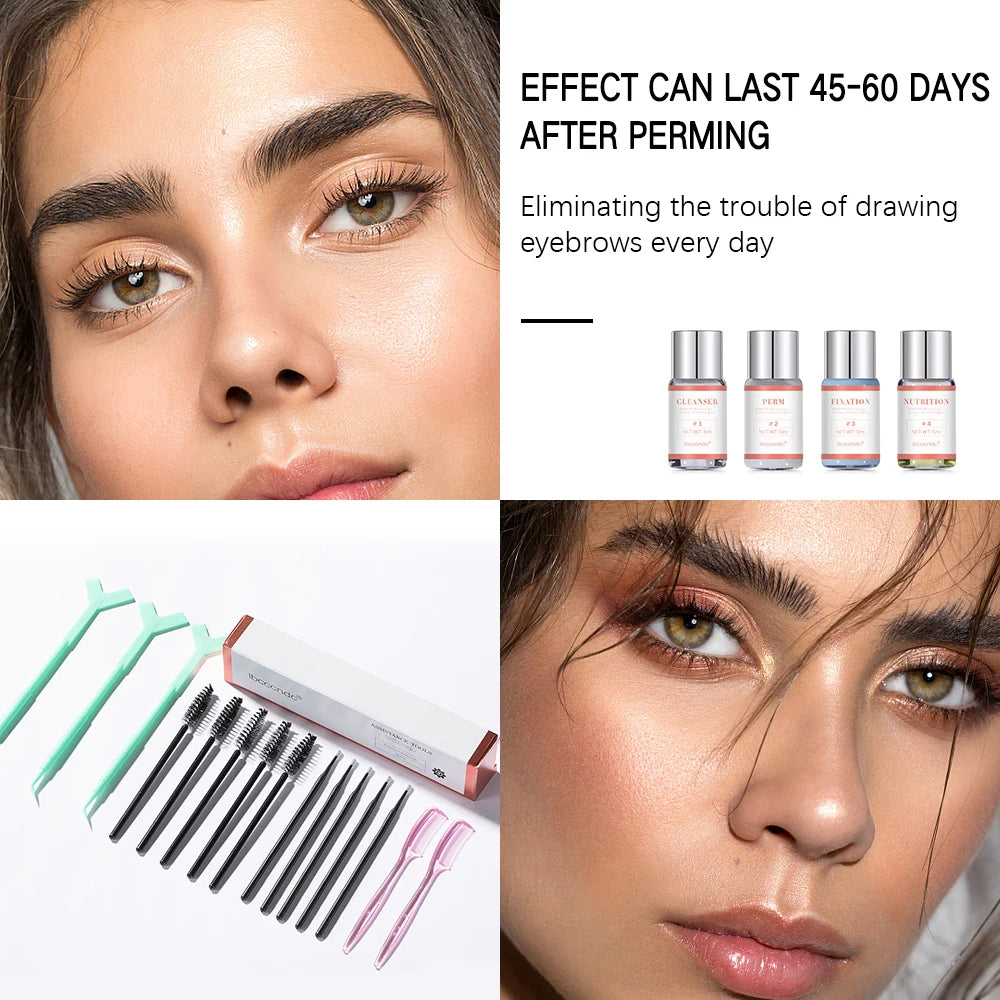 Eyebrow Lamination Kit — Brow Lift Perming & Keratin Lotion Set for Home Use