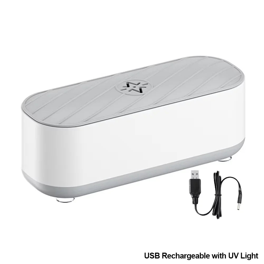 USB Rechargeable Ultrasonic Cleaner - High-Frequency Cleaning Machine for Jewelry, Glasses, Jewelry & Small Accessories