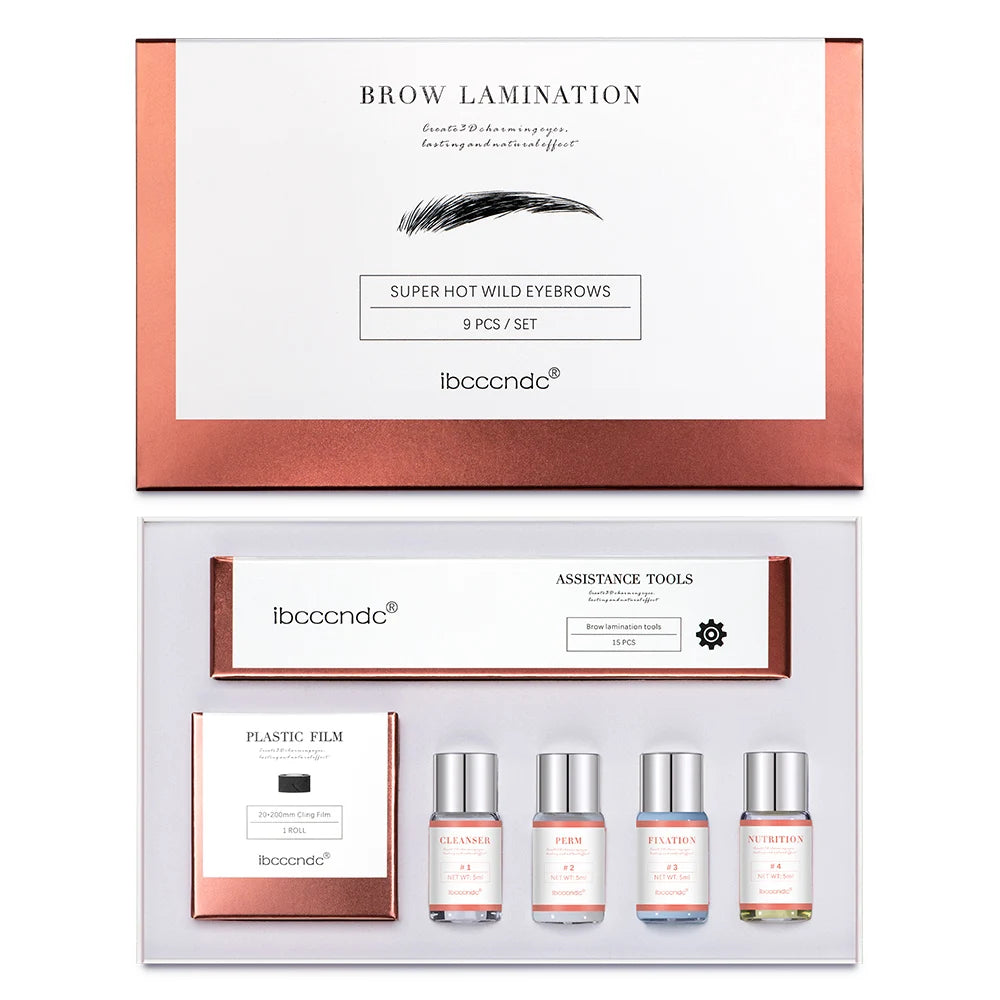 Eyebrow Lamination Kit — Brow Lift Perming & Keratin Lotion Set for Home Use