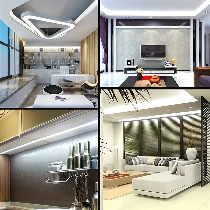 Smart Neon LED Light Strip — Dimmable Touch Sensor Flexible Waterproof Rope Light for Room Decor