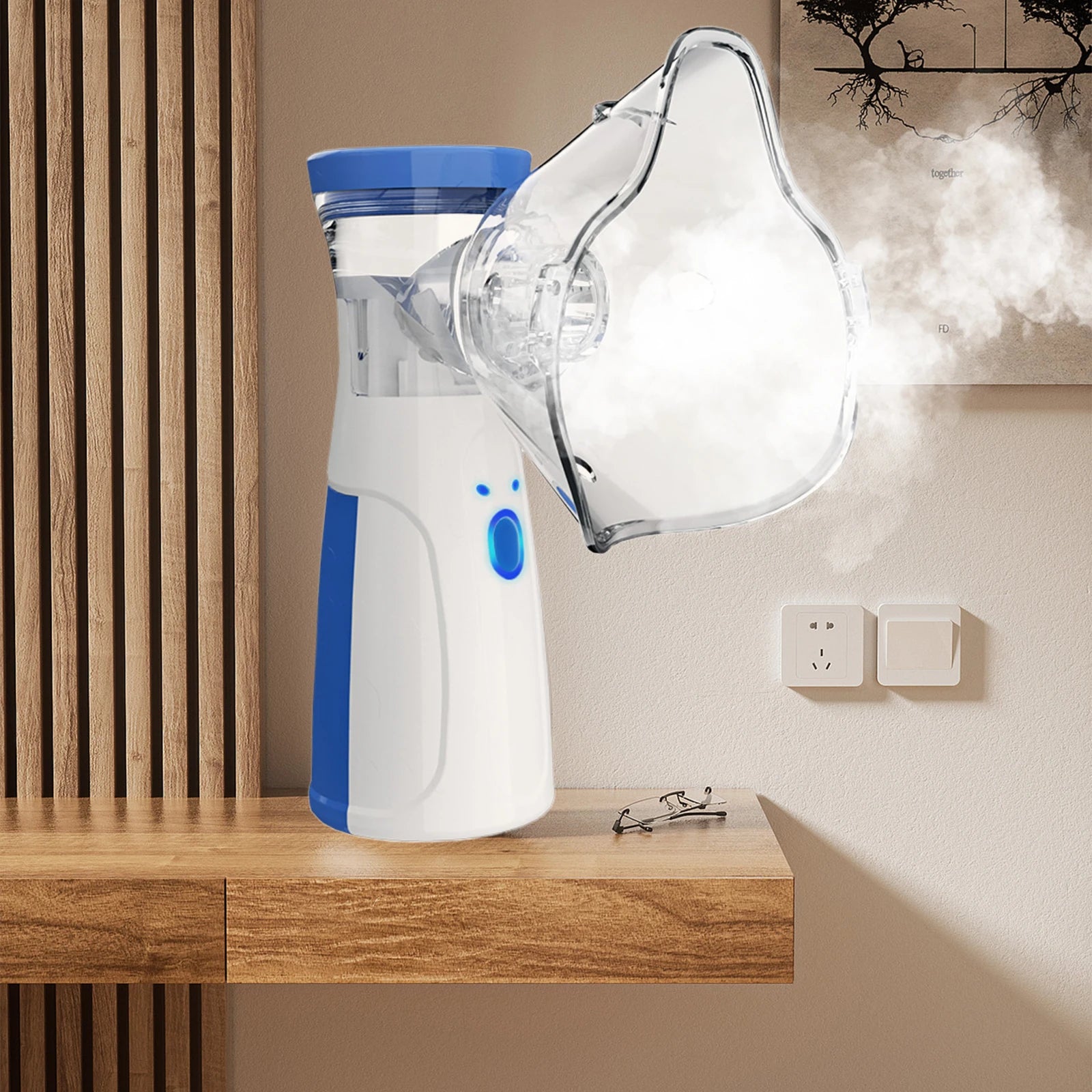 2-in-1 Nano Ion Facial Steamer & Humidifier — Skin Moisturizing Mist for Home Spa