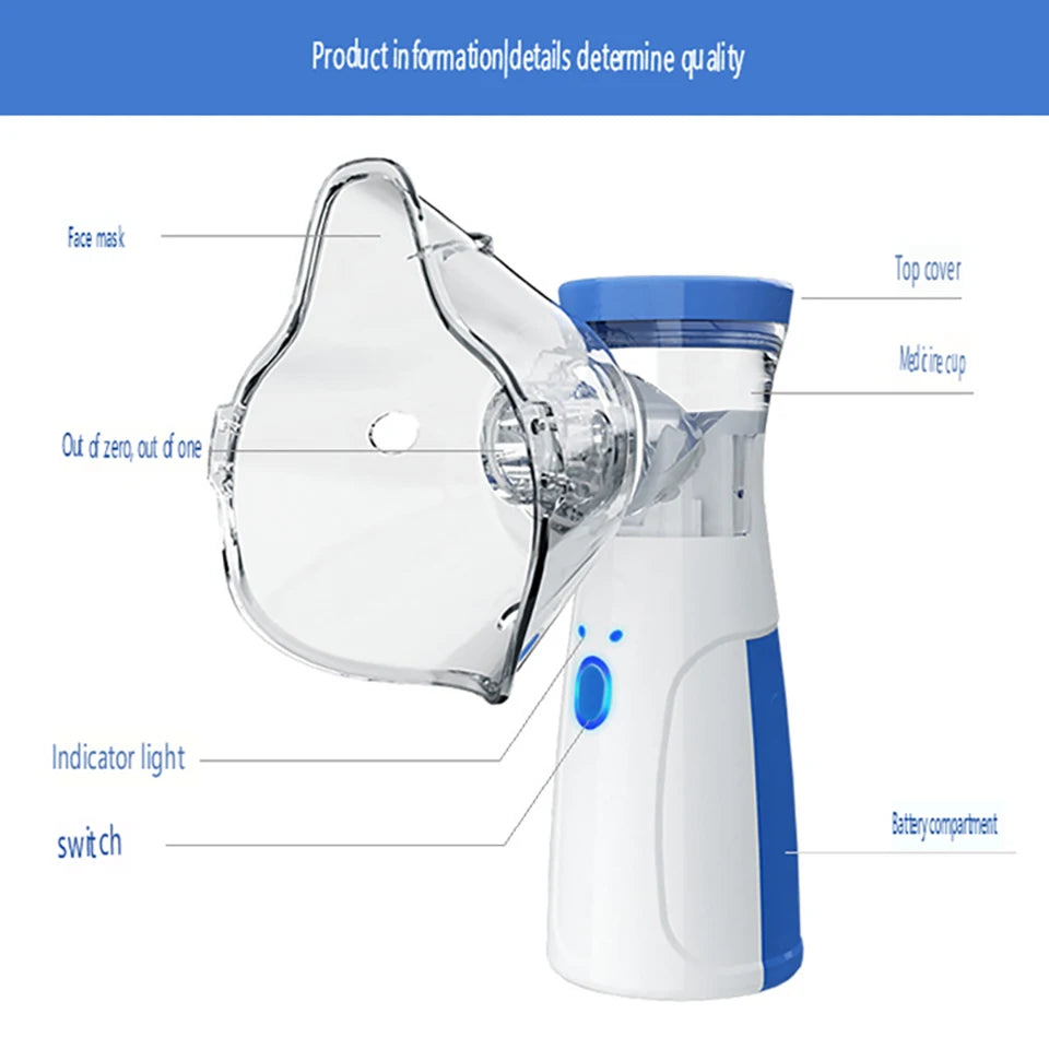 2-in-1 Nano Ion Facial Steamer & Humidifier — Skin Moisturizing Mist for Home Spa